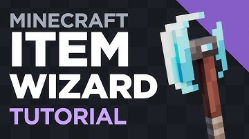 Minecraft Item Wizard - How To Make An Item
