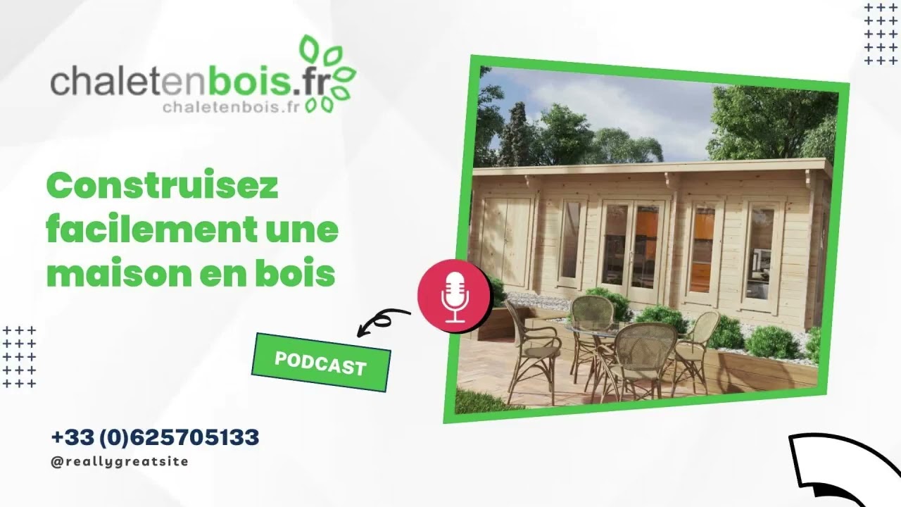 Construire une maison en bois est simple ; vous pouvez acheter une maison préfabriquée en ligne.