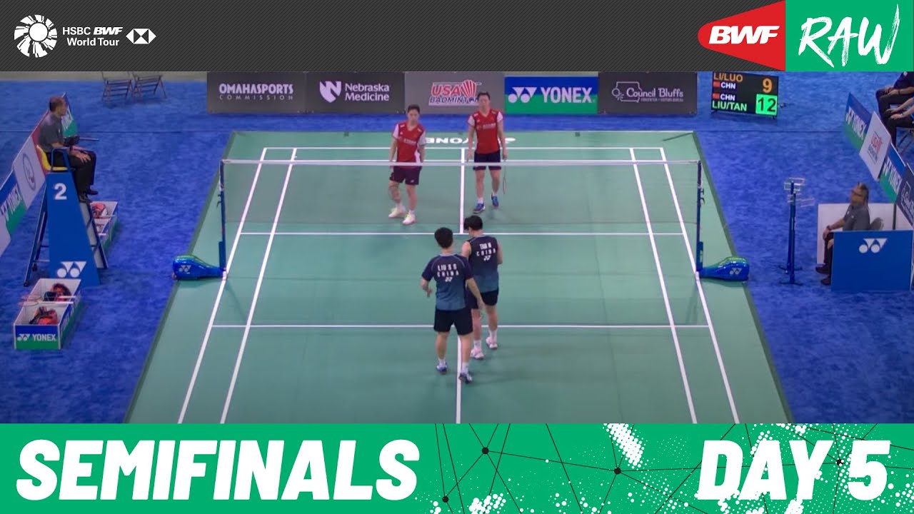 YONEX US Open 2023 Day 5 Court 2 Semifinals Session 2