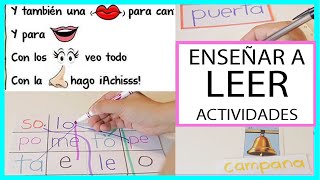 ACTIVIDADES PARA APRENDER Y ENSEÑAR A LEER - AVANZADOS #enseñaraleer #lectoescritura #actividades