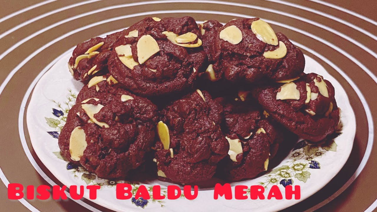 Biskut Baldu Merah, alhamdullilah menjadi syukran sukran, garing wangi ...