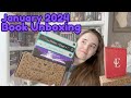 Big january 2024 book unboxing  fairyloot yaadult owlcrate yaadult and evernight horror box