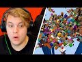 Пятёрка Смотрит: 100 игроков получают каждые 30 секунд случайный предмет в Minecraft