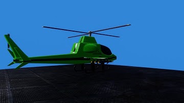 Blender 2.8+ Helicopter takeoff