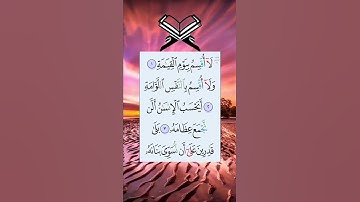 لَا أُقْسِمُ بِيَوْمِ الْقِيَامَةِ » تلاوة تهتز لها القلوب بصوت الشيخ عبد الباسط عبد الصمد