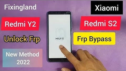 Redmi Y2/S2 Bypass Google Account/FRP Bypass 2022 | Without  PC | Mi Y2 Google Account Frp Bypass