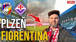 Z🔥KOTLE! Tifosi řádili v Plzni! Děly se věci! Pochod fans! Zlatej BOD! 1/4 finále! PLZEŇ-FIORENTINA