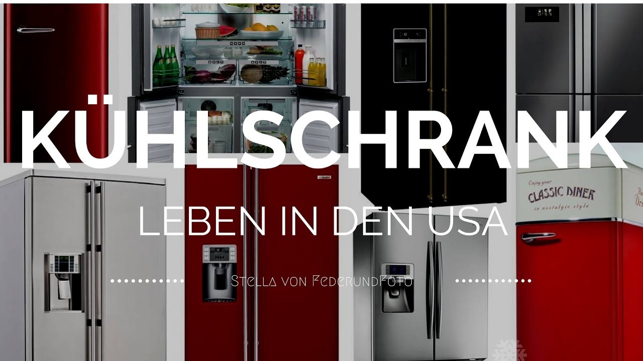 Leben in den USA: Amerikanische Kühlschränke - YouTube