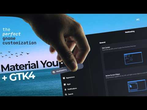 The ULTIMATE GNOME Customization | Material You for GTK4!
