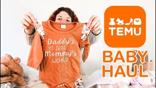 TEMU HAUL!!!  Baby Clothes & Accessories on a Budget!