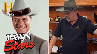 RICK SCORES on 'Dallas' Star Larry Hagman's Hat! (Season 15) | Pawn Stars