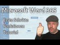 Textverarbeitung in Word - Funktionsübersicht, Menüs und Erste Schritte