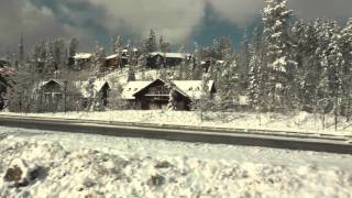 This shows the approach to winter park, colorado station on amtrak's
california zephyr route westbound november 4, 2015. stretch of the...