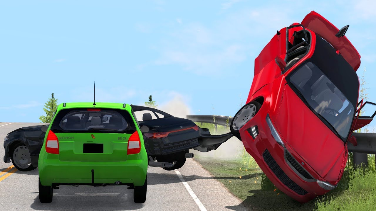 Rally & Race Crashes Compilation #2 - BeamNG.Drive - YouTube