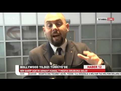 Barun Sobti Türkiye Kanal 7 Stüdyosuna vardı (ÜLKE TV)