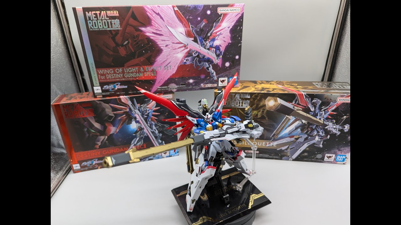 Metal ROBOT魂Zeus Silhouette + Destiny Gundam Spec II - DON'T BUY
