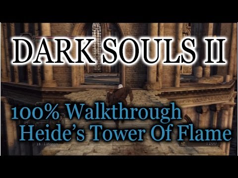Video: Dark Souls 2 - Heide's Tower Of Flame, Bonfire, Pharros Lockstone, Lever, Divine Blessing