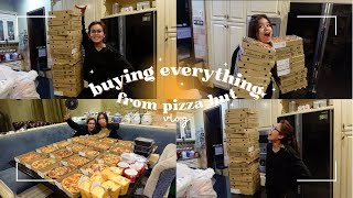 BUYING EVERYTHING FROM PIZZA HUT!!! screenshot 5