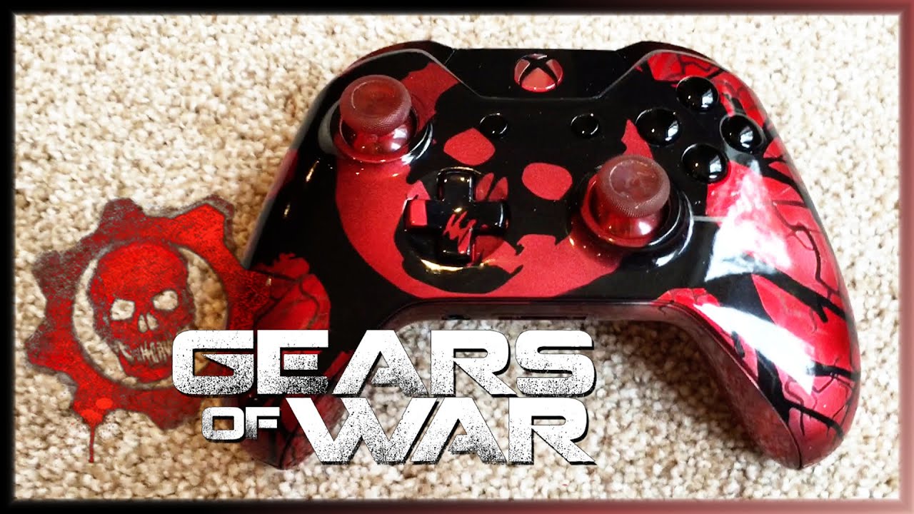 Custom Gears Of War Controller By Promodz! - YouTube