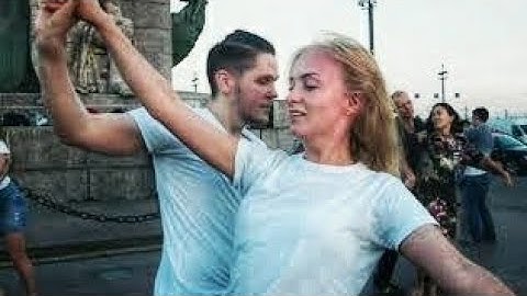 Zouk Open Air. Ivan and Lesya. Zouk improvisation.