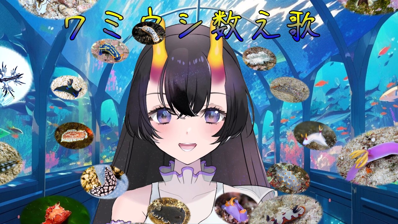これは！めっちゃくちゃすんごい！密集ゴールドルチル！すごすぎ！ Sea Slug Counting Song ① / Suion Chiko #Chiko'sSound