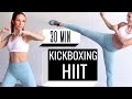 30 MIN PYRAMID HIIT with CARDIO KICKBOXING/ NO EQUIPMENT / BURNS CALORIES AND REDUCES STRESS