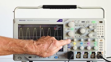 Tektronix MDO3104 Oscilloscope Frequency Domain Menu Elements