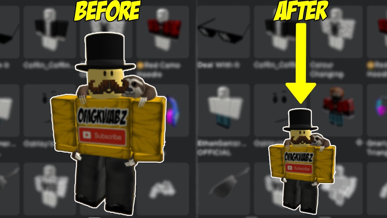 How To Make Your Roblox Character Short For Free Mobile Version Youtube - how to make a small avatar in roblox for free