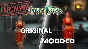 Prince of Persia The Sands of Time graphic mod. HD GAMEPLAY COMPARISON