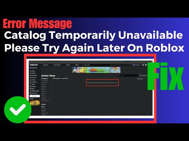 How to Fix Roblox Service Unavailable? - SarkariResult