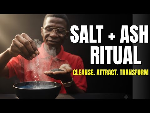 استخدم الملح والرماد لإزالة الطاقة السلبية وجذب الوفرة