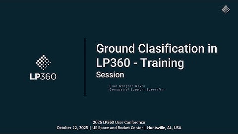 How to do Ground Classification in LP360