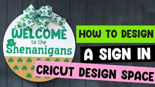 How to Make a Vinyl Sign with Cricut - Design with me!