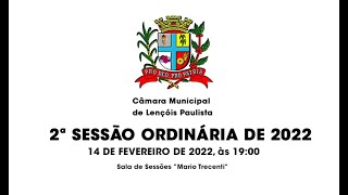 2ª Sessão Ordinária de 2022