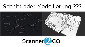 PinPoint Punktwolken Schnitt oder 3D Modellierung - Scanner2GO