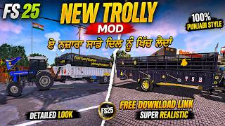 FS25 New Trolley Mod 🚜 | E Nazara Sade Dil Nu Khich Lainda ❤️