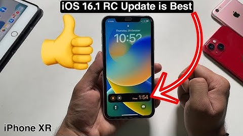 iOS 16.1 RC Update Big New Features  || iOS 16.1 RC Update On iPhone XR || Should Tou Update ?