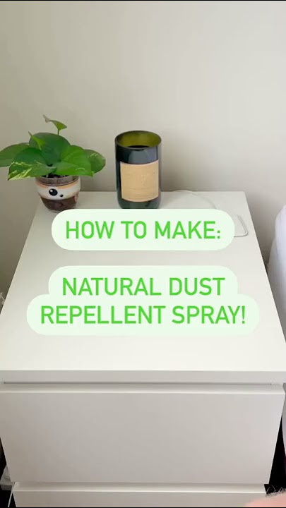 How To Make Natural Dust Repellent Spray | DIY Eco-Tip