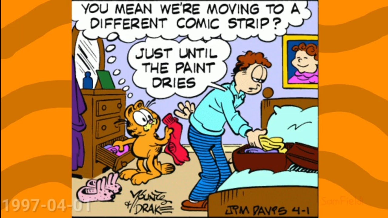 Microsoft Sam reads Funny Garfield Comics [Minisodes 11-20]