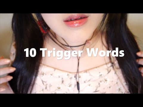 ASMR 10 Trigger Words & Hand Movements