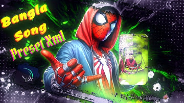 BANGLA SONG 🔥 || ALIGHTMOTION ☑️ || PRESET XML FILE BY @Miraz9t6 ❤️🌼