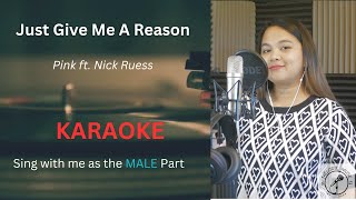 Just Give Me A Reason (Female Part Only - Karaoke) - Pink ft. Nick Ruess