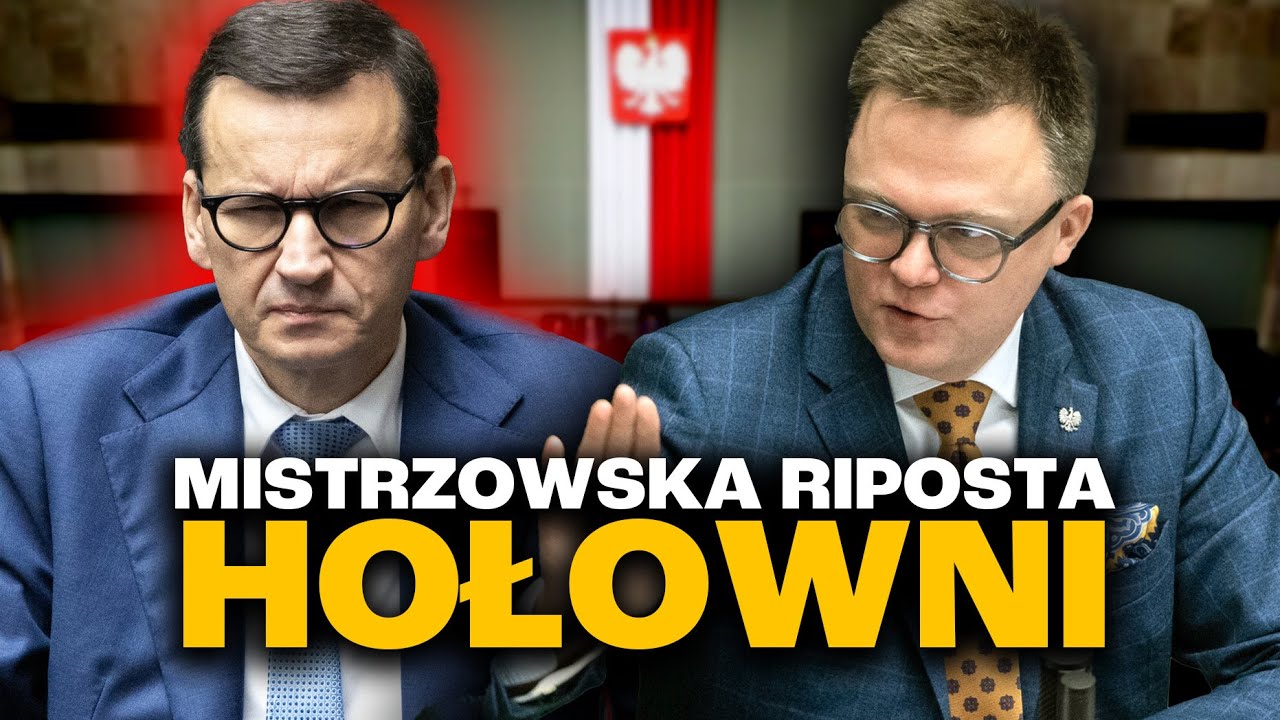 Tyrada Morawieckiego w Sejmie. Hołownia mistrzowsko popsuł mu show ...