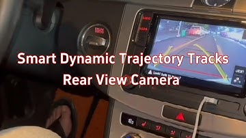 Smart Dynamic Trajectory Tracks Rear View Camera HD Reverse Backup Camera For Car For VW skoda Audi