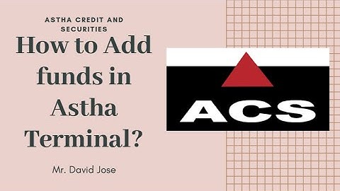 How to Add funds in Astha trade Terminal | Astha credit and securities | Mr. David Jose