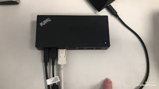 Lenovo ThinkPad USB-C Dock Gen 2 connection