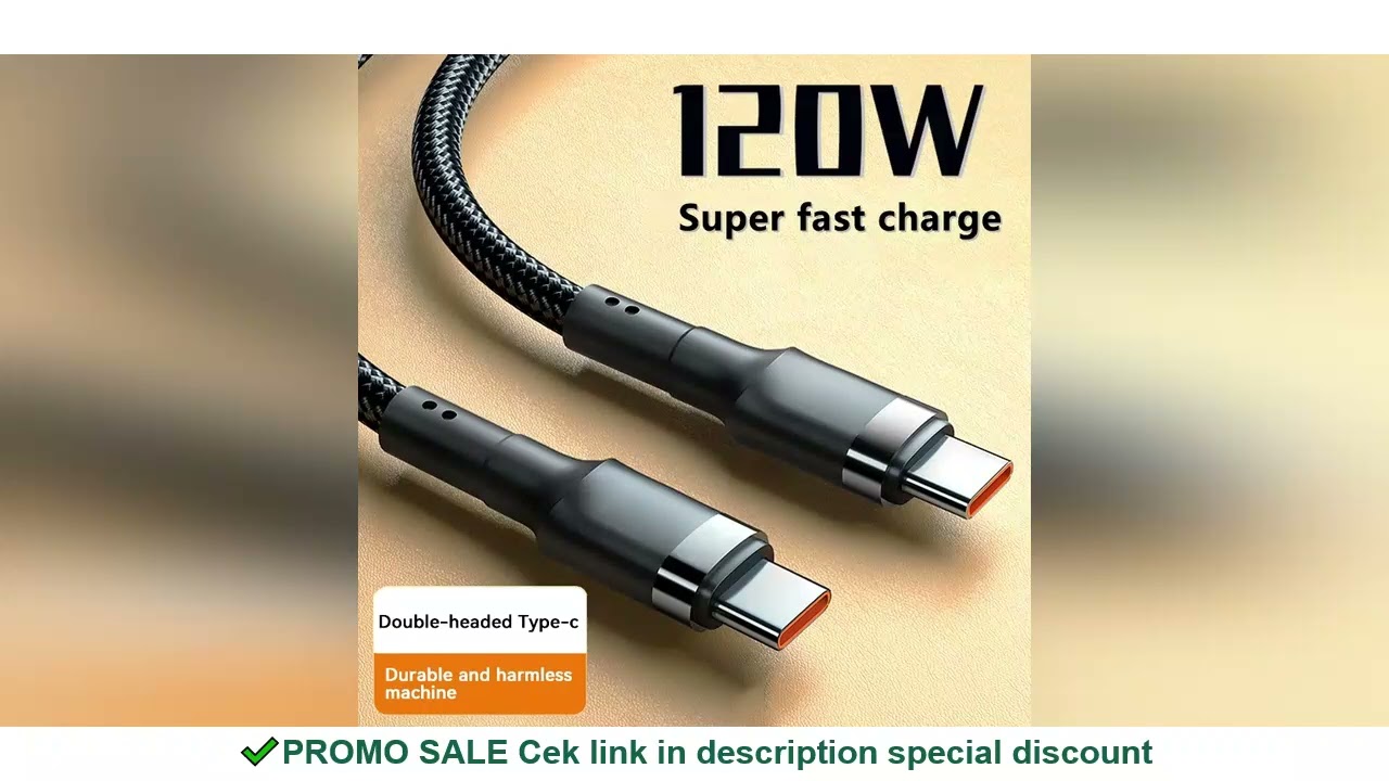 120W Fast Charger PD Quick Charging High Quality USB C TO USB Type C Cable For iPhone Xiaomi 15 Plus