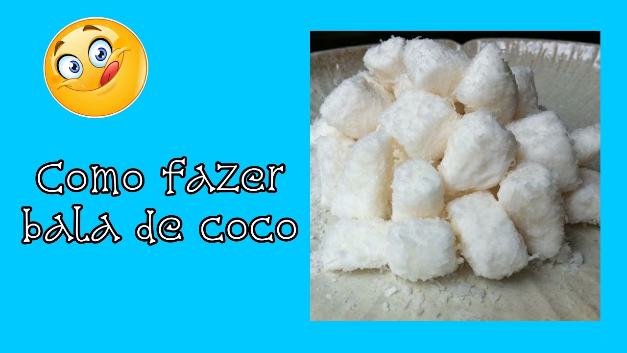 como fazer bala de Coco