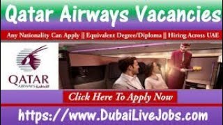 Qatar Airways careers 2021 announced new vacancies jobs Apply now