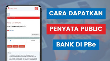 Cara Muat Turun Penyata Public Bank Atau Download Bank Statement Secara Online Di PBe Guna Telefon